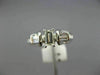 ESTATE .71CT BAGUETTE DIAMOND 14KT WHITE GOLD 3D CLASSIC 3 STONE ENGAGEMENT RING