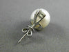 ESTATE .16CT DIAMOND & AAA SOUTH SEA PEARL 18KT WHITE GOLD FLOWER STUD EARRINGS