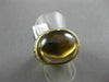ESTATE MASSIVE 22.27CTW FANCY DIAMOND & AAA SMOKY TOPAZ 18KT YELLOW GOLD RING