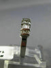 ESTATE .54CT ROUND & BAGUETTE DIAMOND 14KT WHITE GOLD 3D ANNIVERSARY RING #22477