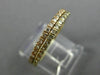 ESTATE .36CT DIAMOND 18KT YELLOW & ROSE GOLD SEMI ETERNITY DOUBLE STACKABLE RING