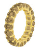 4.21CT AAA CITRINE 14KT YELLOW GOLD CLASSIC OVAL SHARED PRONG ETERNITY FUN RING