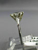 ESTATE .91CT MARQUISE & BAGUETTE DIAMOND 14KT WHITE GOLD ENGAGEMENT RING #22153