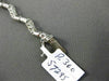 ESTATE 1.20CT DIAMOND 14KT WHITE GOLD 3D BY THE YARD WAVE PAVE TENNIS BRACELET