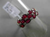 ESTATE WIDE 1.91CT DIAMOND & AAA RUBY 18KT TWO TONE GOLD ETOILE ANNIVERSAY RING