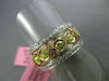 ESTATE WIDE GIA 1.10CT DIAMOND 18KT TRI COLOR GOLD 3D WEDDING ANNIVERSARY RING