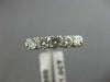 ESTATE WIDE 1.0CT DIAMOND 14K WHITE GOLD CLASSIC WEDDING ANNIVERSARY RING #22079