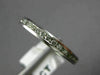 ESTATE .38CT DIAMOND 14KT WHITE GOLD 3D CLASSIC CHANNEL ANNIVERSARY RING #18944