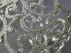 EXTRA LARGE 6.43CT DIAMOND 18KT WHITE GOLD 3D OPEN FILIGREE SEMI ETERNITY BANGLE