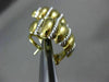 ESTATE LARGE 18KT WHITE & YELLOW GOLD 3D MULTI ROW TWISTED CLIP ON EARRINGS
