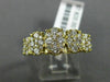 ESTATE WIDE 1.04CT DIAMOND 18KT YELLOW GOLD GRADUATING WEDDING ANNIVERSARY RING