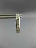 ANTIQUE .36CT DIAMOND 18KT WHITE GOLD SQUARE FILIGREE HUGGIE HOOP EARRINGS #7531