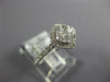 ESTATE .60CT DIAMOND 18KT WHITE GOLD CLUSTER SQUARE GEOMETRICAL FRIENDSHIP RING