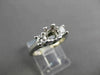ESTATE .38CT DIAMOND 14KT WHITE GOLD 3D LUCIDA SEMI MOUNT ENGAGEMENT RING #15266