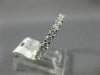 ESTATE 1.0CT DIAMOND 14KT WHITE GOLD 3D 2mm SHARE PRONG WEDDING ANNIVERSARY RING