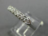 ANTIQUE .16CT DIAMOND PLATINUM CLASSIC 7 STONE WEDDING ANNIVERSARY RING #26216