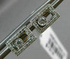 .24CT DIAMOND 18K WHITE GOLD RECTANGULAR SOLITAIRE ETOILE FLOATING STUD EARRINGS