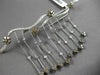 EXTRA LARGE 4.51CT WHITE & CHOCOLATE FANCY DIAMOND 18KT WHITE GOLD FLOWER BROOCH