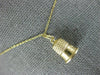 ESTATE 14KT YELLOW GOLD 3D CLASSIC SEWING THIMBLE CHARM PENDANT #25062