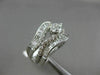 ESTATE 2.26CT DIAMOND 18KT WHITE GOLD MULTI SHAPE CLUSTER MARQUISE PROMISE RING