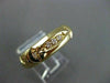 ESTATE WIDE .15CT DIAMOND 14KT YELLOW GOLD 5 STONE MENS ANNIVERSARY RING #10111