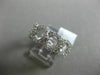 ESTATE .75CT DIAMOND 14K WHITE GOLD OPEN CIRCLE OF LIFE WEDDING ANNIVERSARY RING