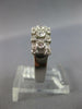1.20CT DIAMOND 14K WHITE GOLD ROUND PRINCESS & BAGUETTE CLASSIC ANNIVERSARY RING