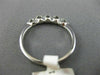 ESTATE .50CT DIAMOND 14KT WHITE GOLD 3D FIVE STONE SHARE PRONG ANNIVERSARY RING