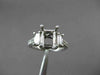 ESTATE WIDE .67CT DIAMOND 14K WHITE GOLD SEMI MOUNT LUCIDA ENGAGEMENT RING 16735