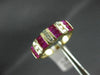 ESTATE 1.24CT DIAMOND & AAA RUBY 14KT YELLOW GOLD 3D CLASSIC ANNIVERSARY RING
