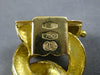 ESTATE WIDE & LONG 18KT WHITE & YELLOW GOLD 3D SOLID LINK BRACELET