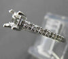ESTATE .20CT DIAMOND 14KT WHITE GOLD LUCIDA SEMI MOUNT ENGAGEMENT RING #12082