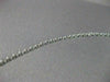 ESTATE .52CT DIAMOND 14KT WHITE GOLD 10 DIAMOND BY THE YARD NECKLACE  #1393