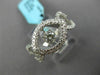 ESTATE WIDE .64CT DIAMOND 18KT WHITE GOLD SOLITAIRE ETOILE FRIENDSHIP LOVE RING