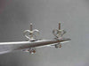 ESTATE 1.01CT ROUND DIAMOND 14KT WHITE GOLD MULTI DROP HANGING EARRINGS STUNNING