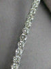 ESTATE 7.30CTW DIAMOND 14KT WHITE GOLD SQUARE LINE TENNIS BRACELET 7.50" #21554