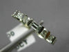 ESTATE .50CT ROUND & BAGUETTE DIAMOND 14KT WHITE GOLD ANNIVERSARY RING #18583
