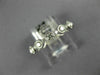 ESTATE .83CT DIAMOND 18KT WHITE GOLD 3D ROUND FILIGREE ETERNITY ANNIVERSARY RING