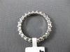 ESTATE 2.50CT PRINCESS DIAMOND 14KT WHITE GOLD SHARED PRONG ETERNITY RING #20627