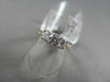 ESTATE 1.0CT 14KT WHITE & YELLOW GOLD PAST PRESENT FUTURE MILGRAIN DIAMOND RING