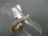ESTATE .29CT DIAMOND 18KT ROSE GOLD 3D DOUBLE ROW WAVE WEDDING ANNIVERSARY RING