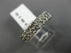 ESTATE .80CT ROUND DIAMOND 14KT WHITE GOLD 2 ROW SHARED PRONG ANNIVERSARY RING