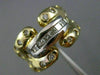 ESTATE LARGE .90CT DIAMOND 14KT 2 TONE GOLD ETOILE CHANNEL COCKTAIL RING #7287