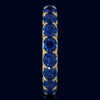 3.60CT AAA SAPPHIRE 14KT YELLOW GOLD CLASSIC SHARED PRONG ETERNITY FUN LOVE RING