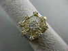 ESTATE 1.36CT ROUND & BAGUETTE DIAMOND 18KT YELLOW GOLD FRIENDSHIP PROMISE RING