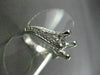 ESTATE .46CT DIAMOND 3D PRONG 18KT WHITE GOLD SEMI MOUNT ENGAGEMENT RING #187