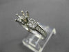 ESTATE .36CT DIAMOND 14KT WHITE GOLD SIX PRONG SEMI MOUNT ENGAGEMENT RING #16091