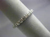 ESTATE 1.25CT ROUND DIAMOND 14KT WHITE GOLD 3D ETERNITY WEDDING ANNIVERSARY RING