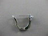 ESTATE .36CTW DIAMOND FLOWER CLUSTER 18KT WHITE GOLD HUGGIE POST EARRINGS #21306