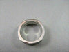 WIDE 7mm HAND CRAFTED .90CT F VVS DIAMOND 14KT WHITE GOLD MENS WEDDING BAND !!!!